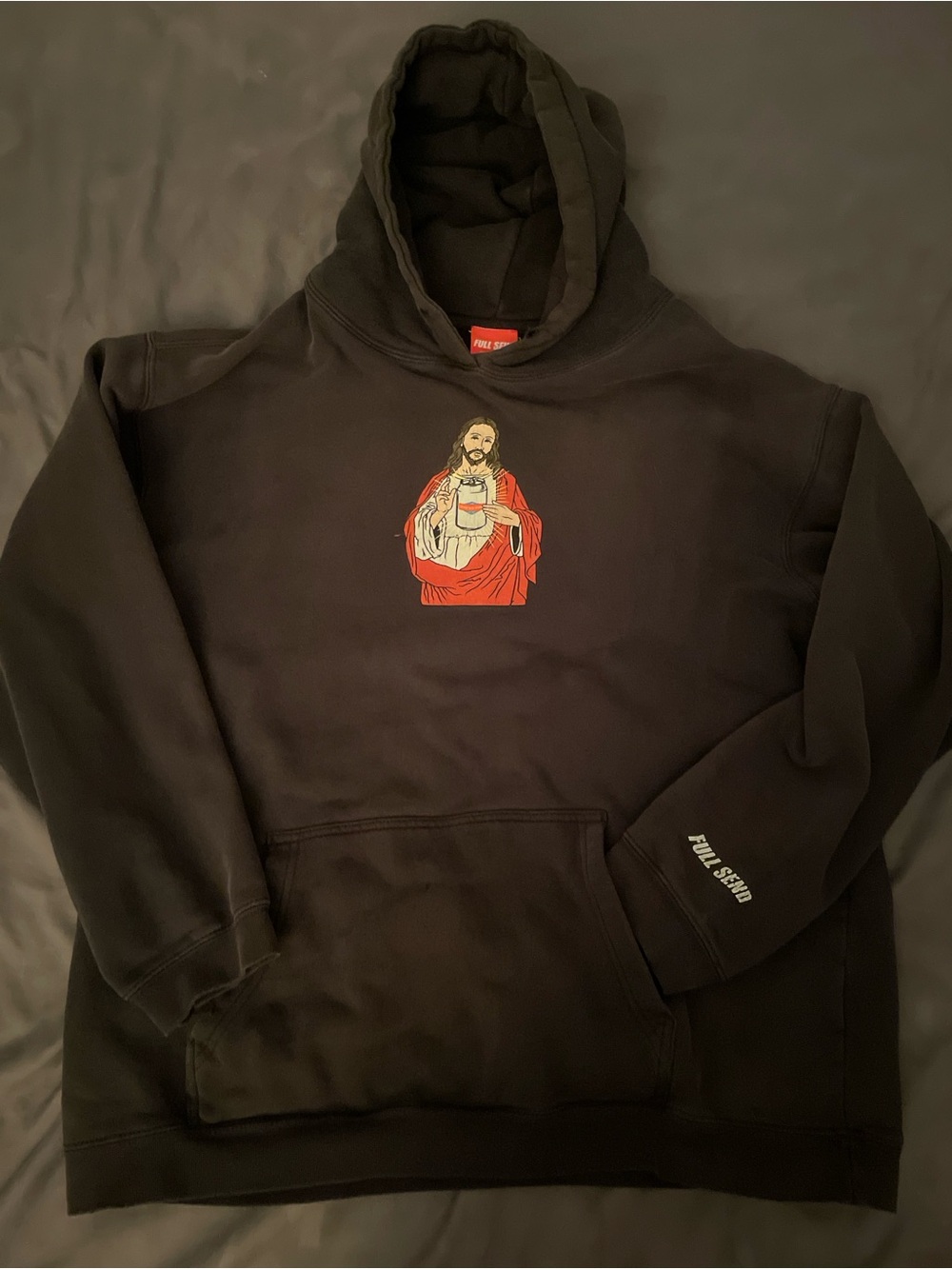 Black Full Send Graphic Hoodie
